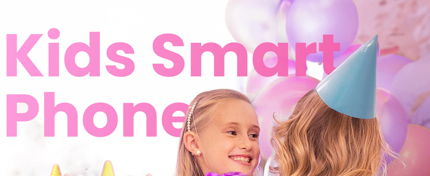 Kids Smart Phone Girls Toy: Christmas Birthday Gifts for Girls Age 3-10 - Working Real Play Cell Phone - Toddler Toy Learning Ph