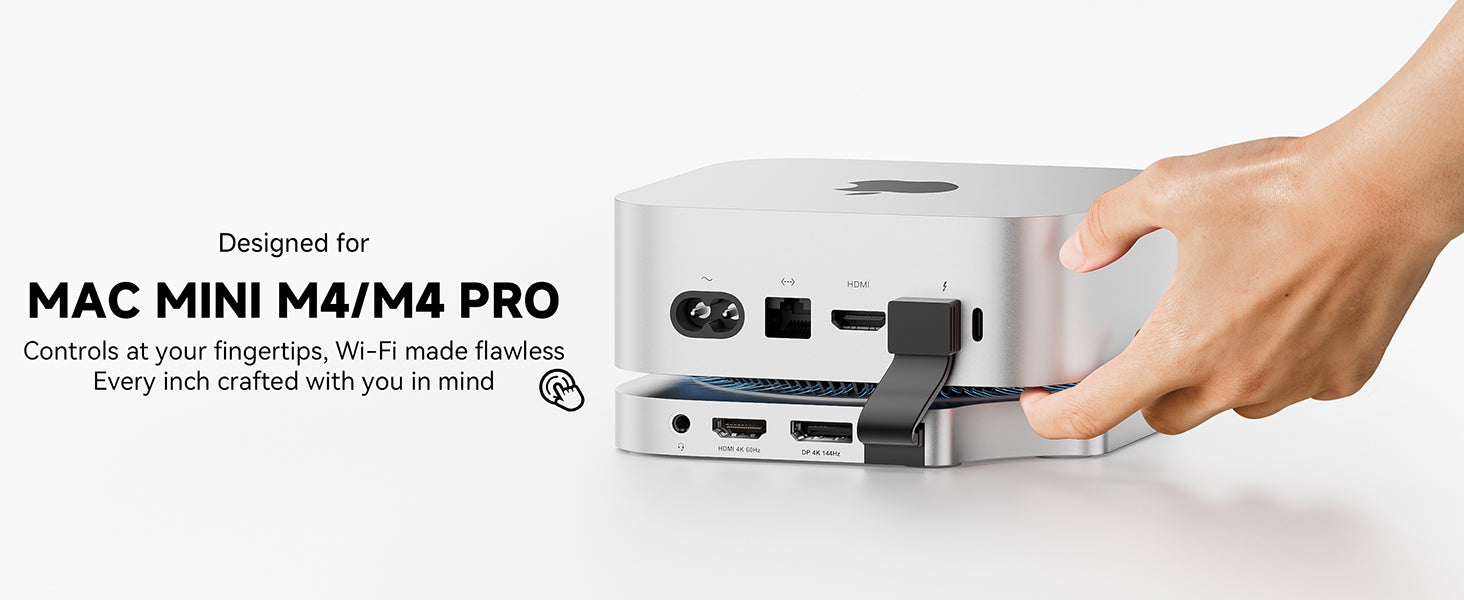 Mac Mini Docking Hub With M.2 SSD Enclosure 4K HDMI