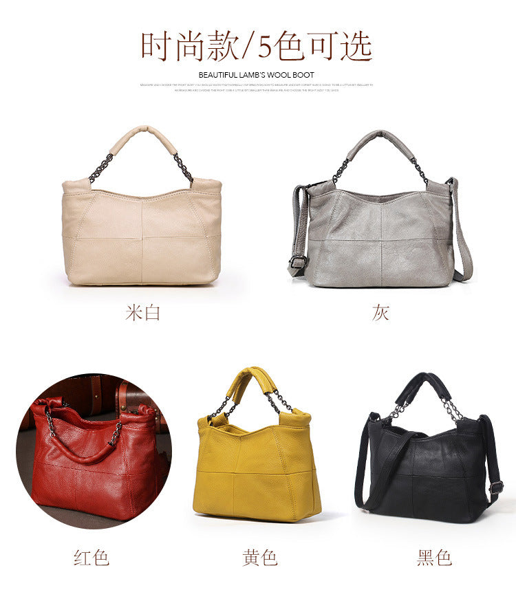Cow Leather Saddle Bag For Women Mini Tote Luxury Daily - Smarsty