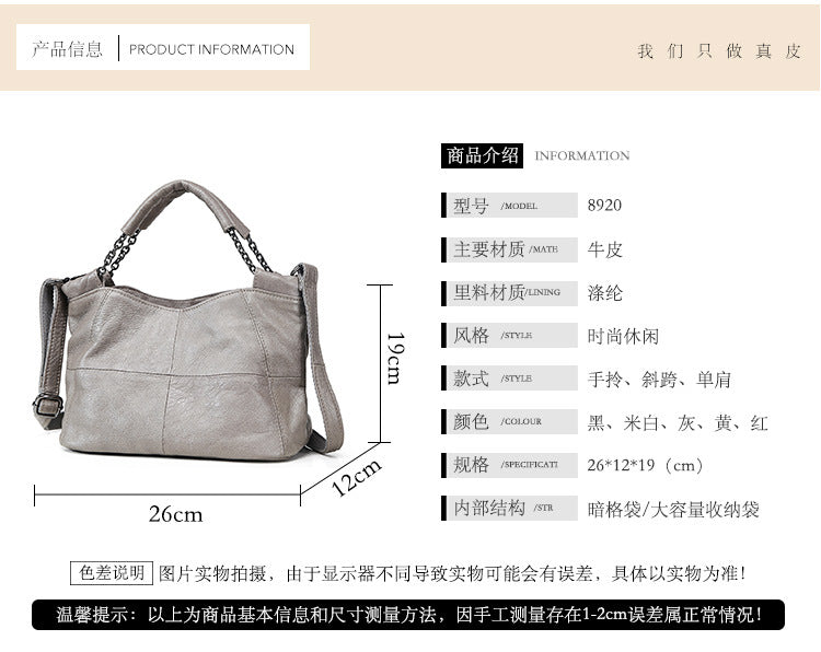 Cow Leather Saddle Bag For Women Mini Tote Luxury Daily - Smarsty