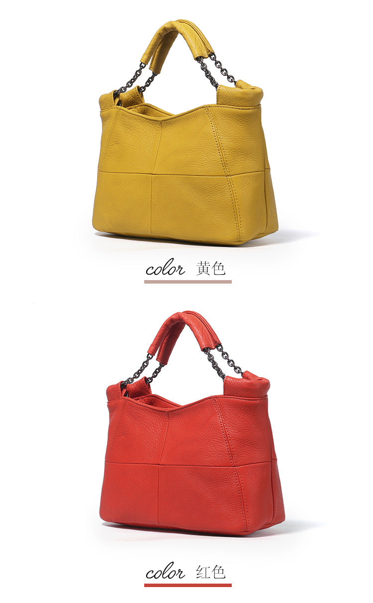 Cow Leather Saddle Bag For Women Mini Tote Luxury Daily - Smarsty