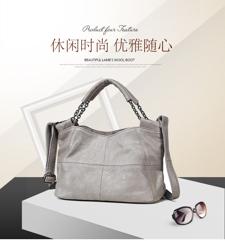 Cow Leather Saddle Bag For Women Mini Tote Luxury Daily - Smarsty