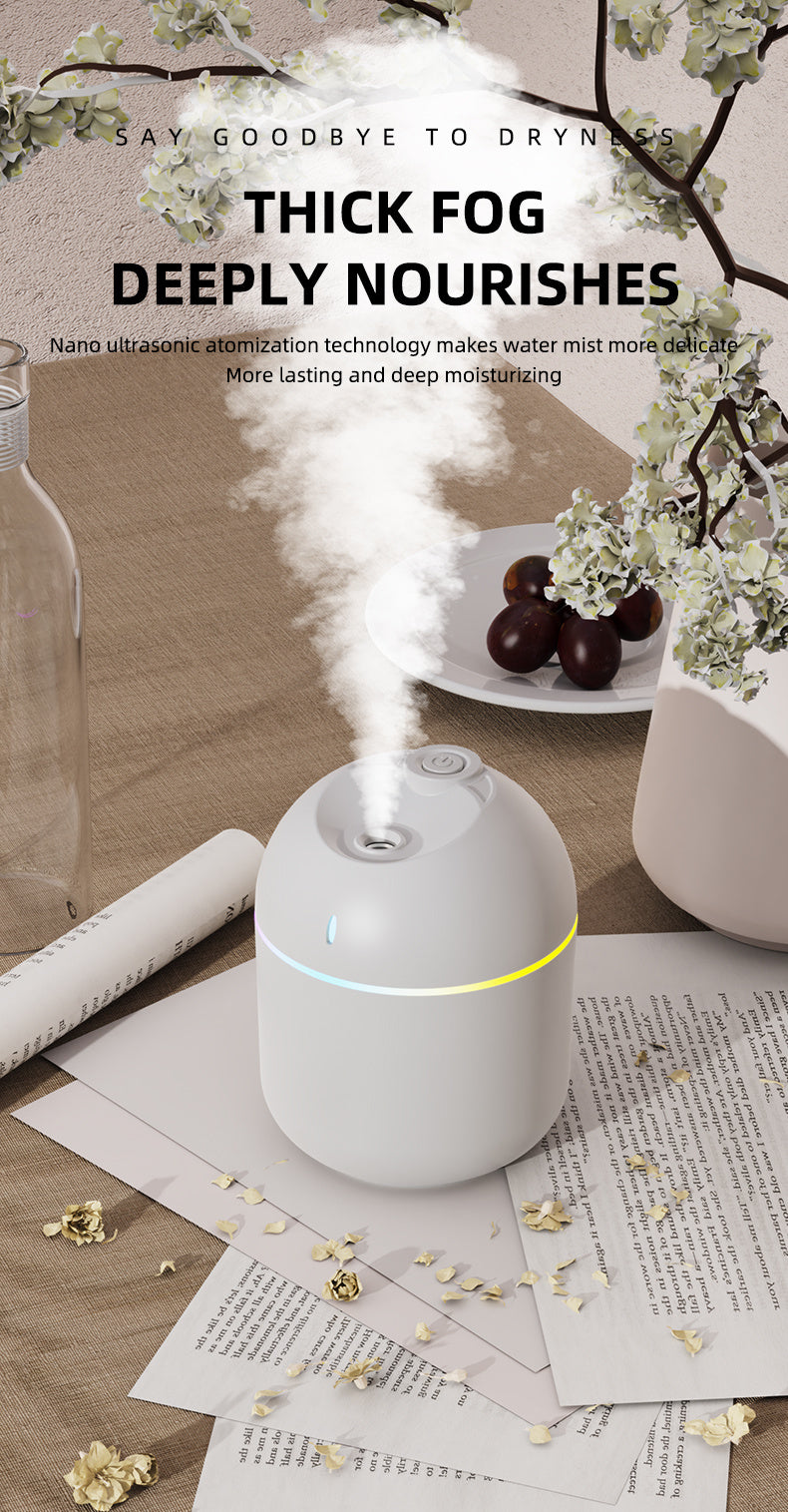270ML Cool Mist Aroma Diffuser with LED Light - Smarsty