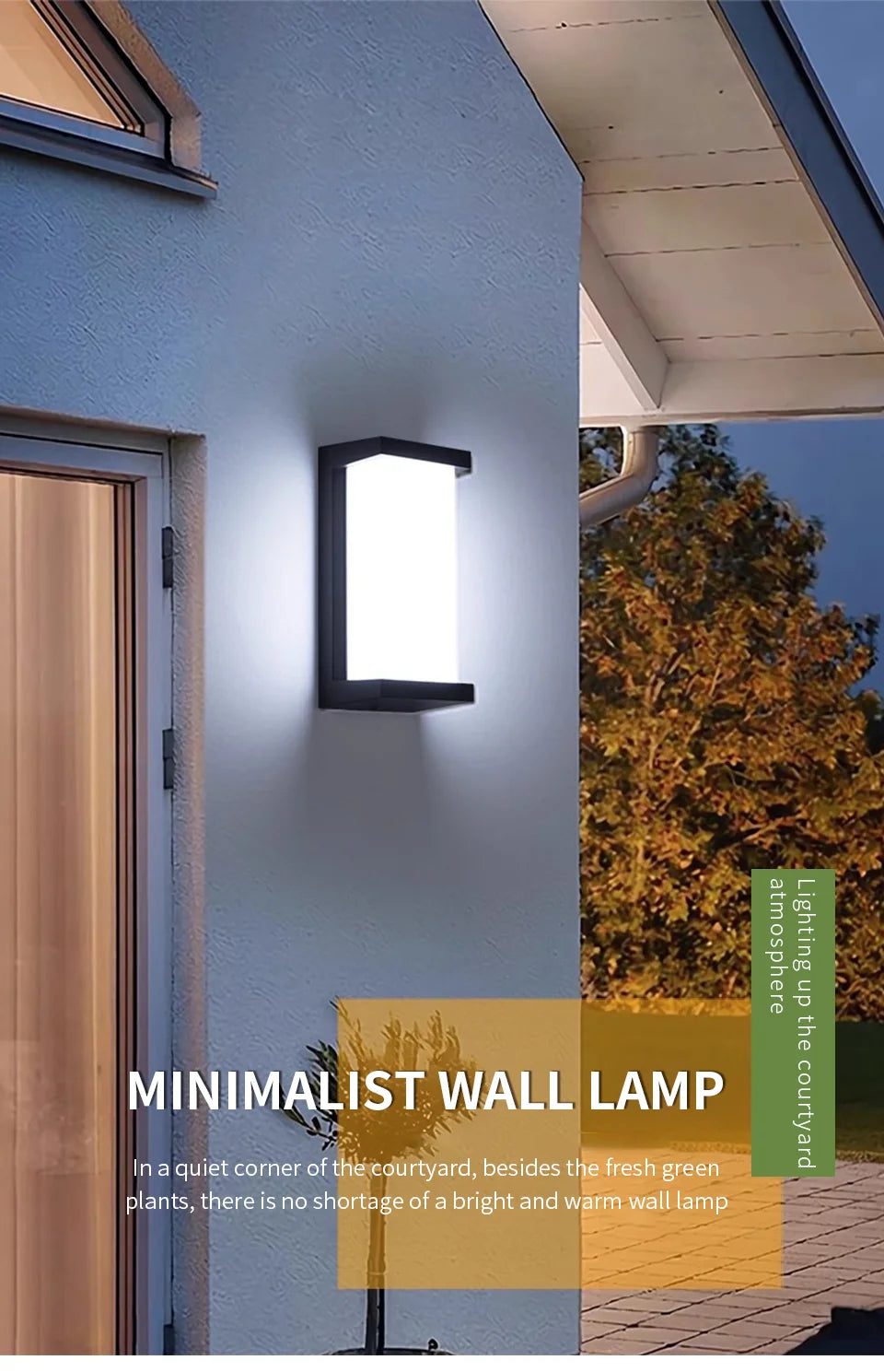 Waterproof LED Outdoor Wall Light with Motion Sensor - Smarsty