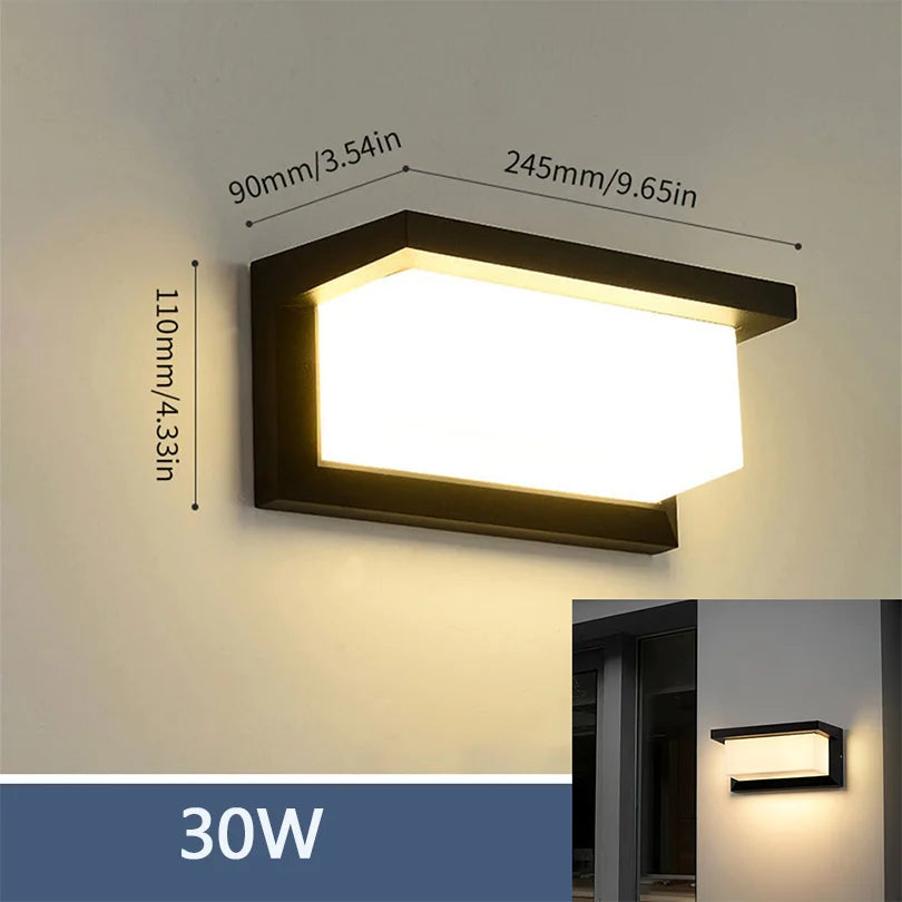 Waterproof LED Outdoor Wall Light with Motion Sensor - Smarsty
