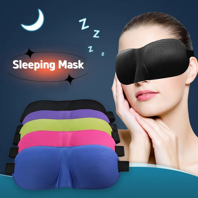 3D Contoured Sleep Eye Mask for Total Light Blockout - Smarsty