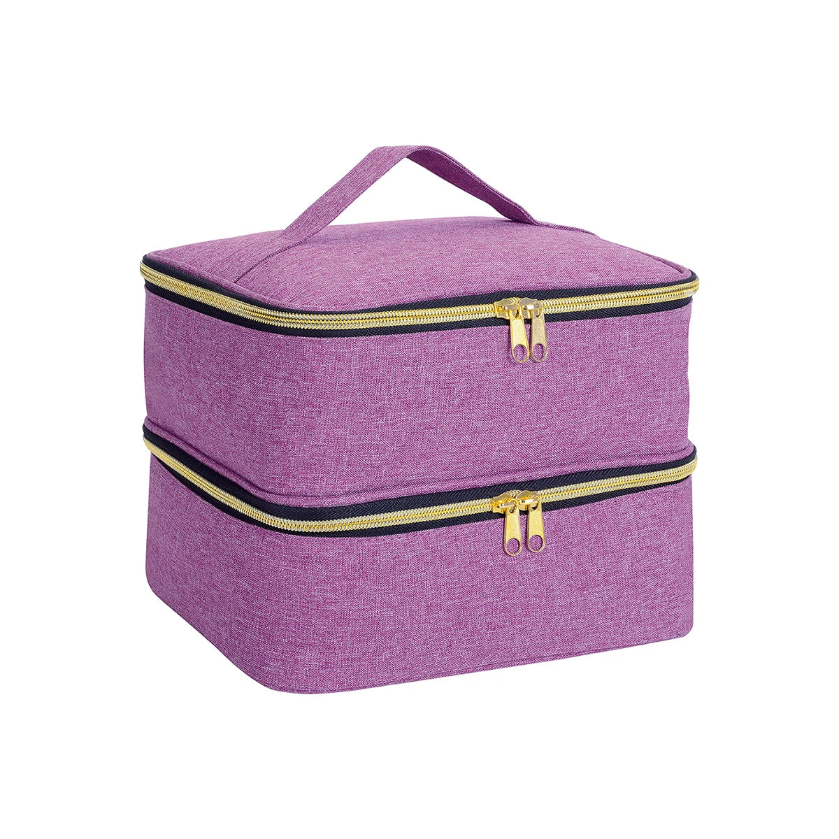 Nail Polish Organizer Double Layer Cosmetic Organizer Bag - Smarsty