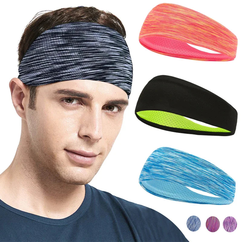 Breathable Elastic Sweatband Headbands For Sports Yoga - Smarsty