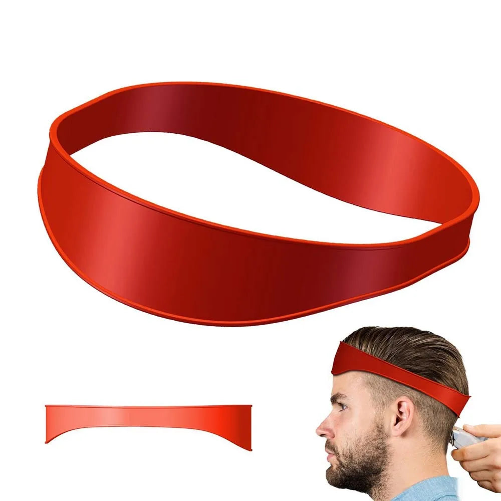 DIY Haircut Guide with Adjustable Silicone Neckline Template - Smarsty