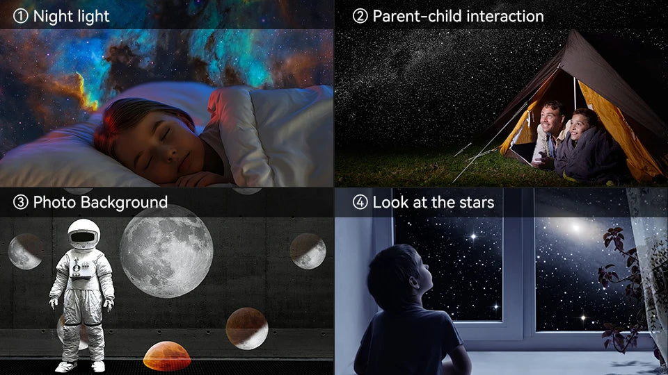 Galaxy Projector Night Light for Kids Bedroom - Smarsty