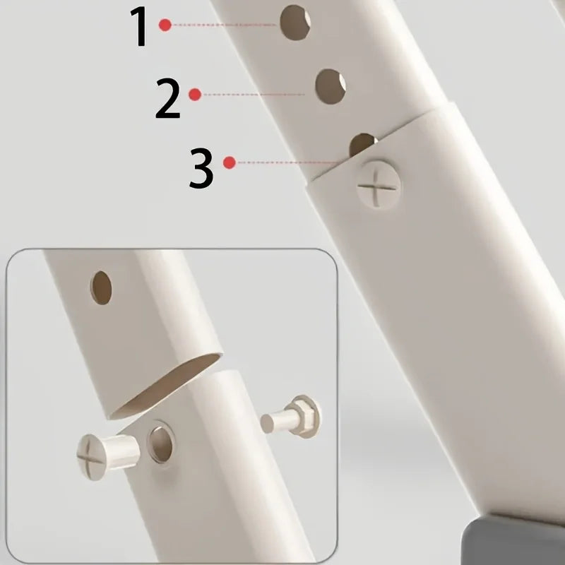 3-in-1 Portable Youngsters's Potty Training Toilet Seat - Adjustable, Foldable Step Stool With Safety Harness, Mixed Color