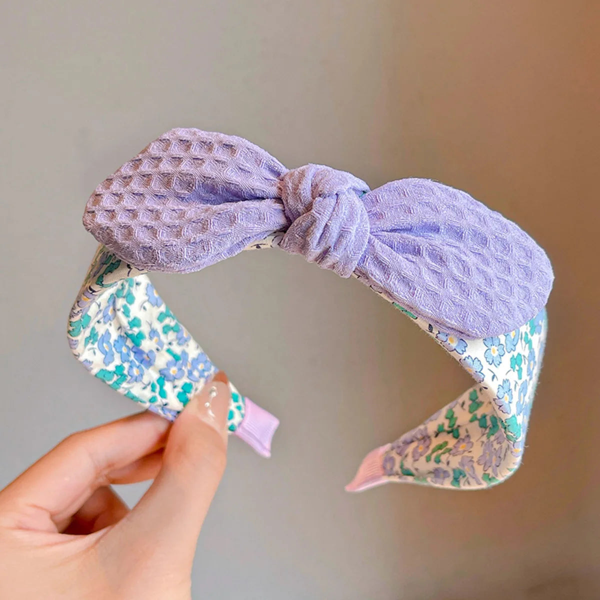 Korean Rabbit Ear Headband Wide Band Cute Comfortable Girls - Smarsty
