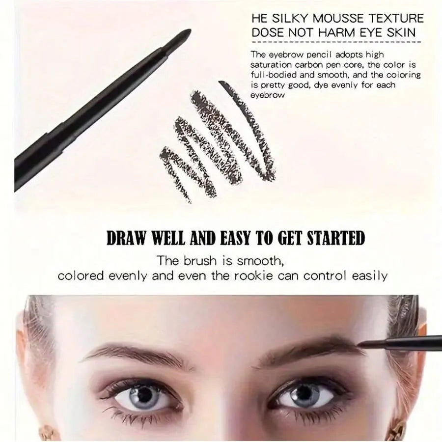 Waterproof Black Eyeliner Pencils for Long-Lasting Eye Makeup - Smarsty
