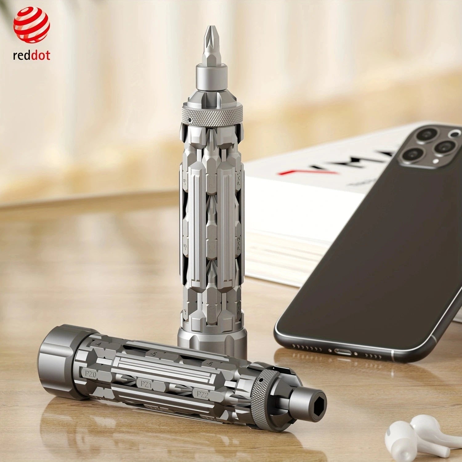 VMAN Precision Multi-function Screwdriver Set Magnetic Phillips Torx Drill Bit with Power Settings for Outdoor Home Daily Repair