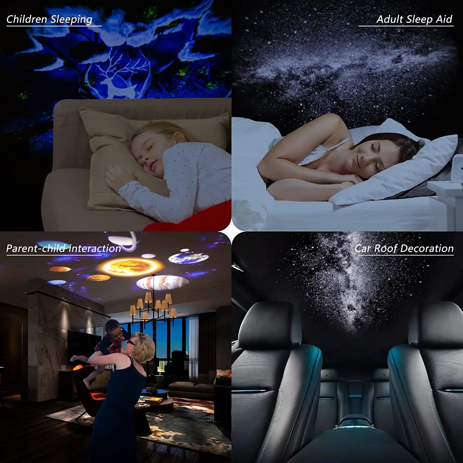 Galaxy Projector Night Light for Kids Bedroom - Smarsty