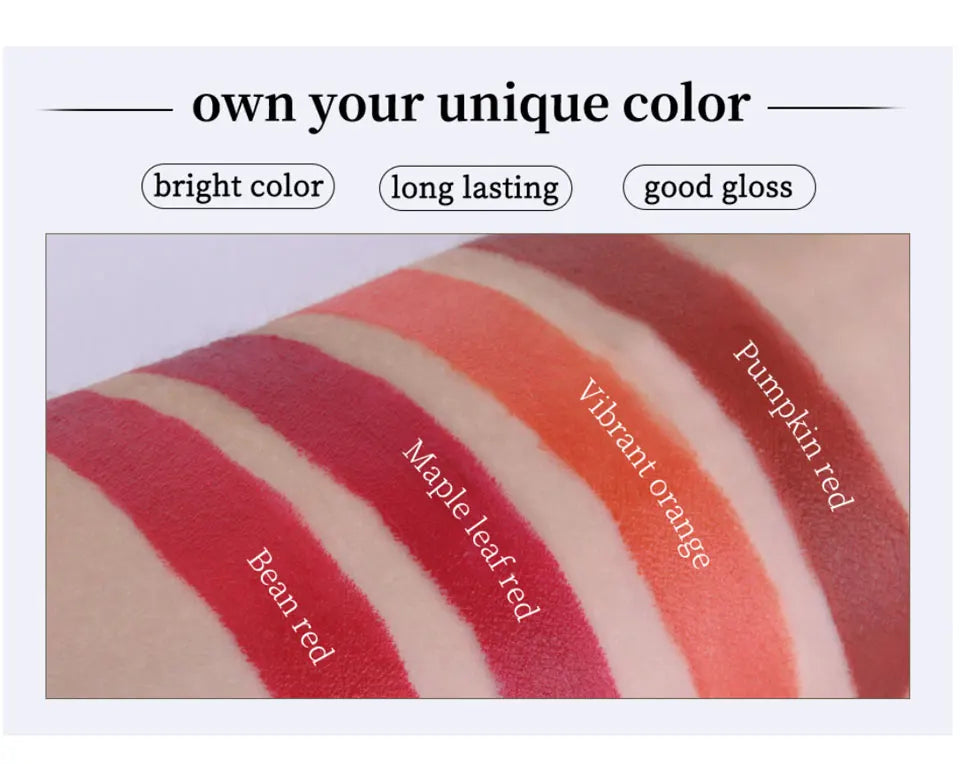 Long Lasting Matte Lipstick Set Waterproof Lip Gloss - Smarsty