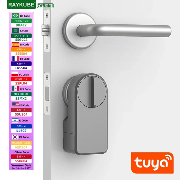 A1 Pro Bluetooth Smart Door Lock With Easy Installation - Smarsty