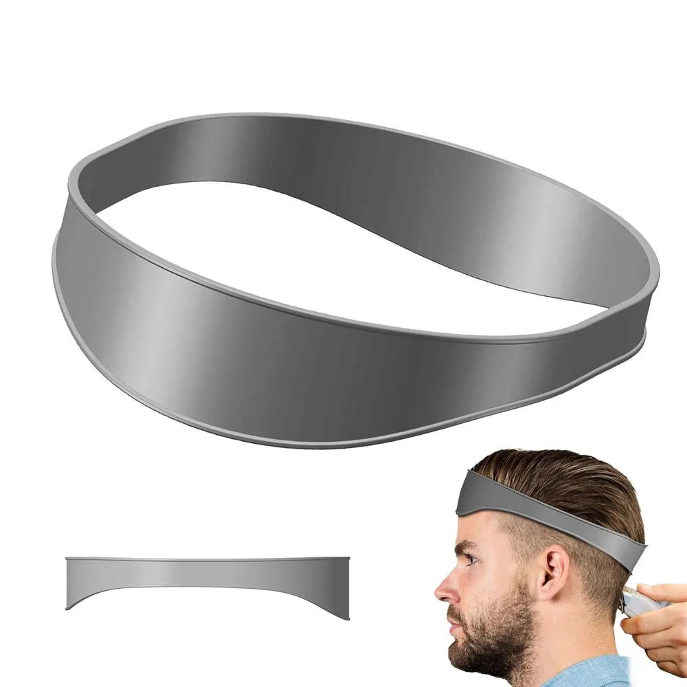 DIY Haircut Guide with Adjustable Silicone Neckline Template - Smarsty