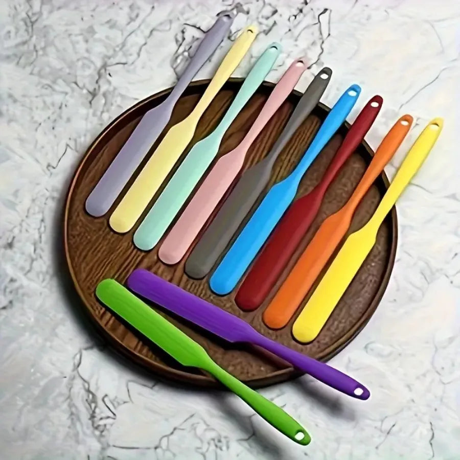 1 Piece Random Color Food Scraper, Non Stick Design, Heat-resistant, Kitchen Utensil, Suitable for Home and Professional Baking - Smarsty