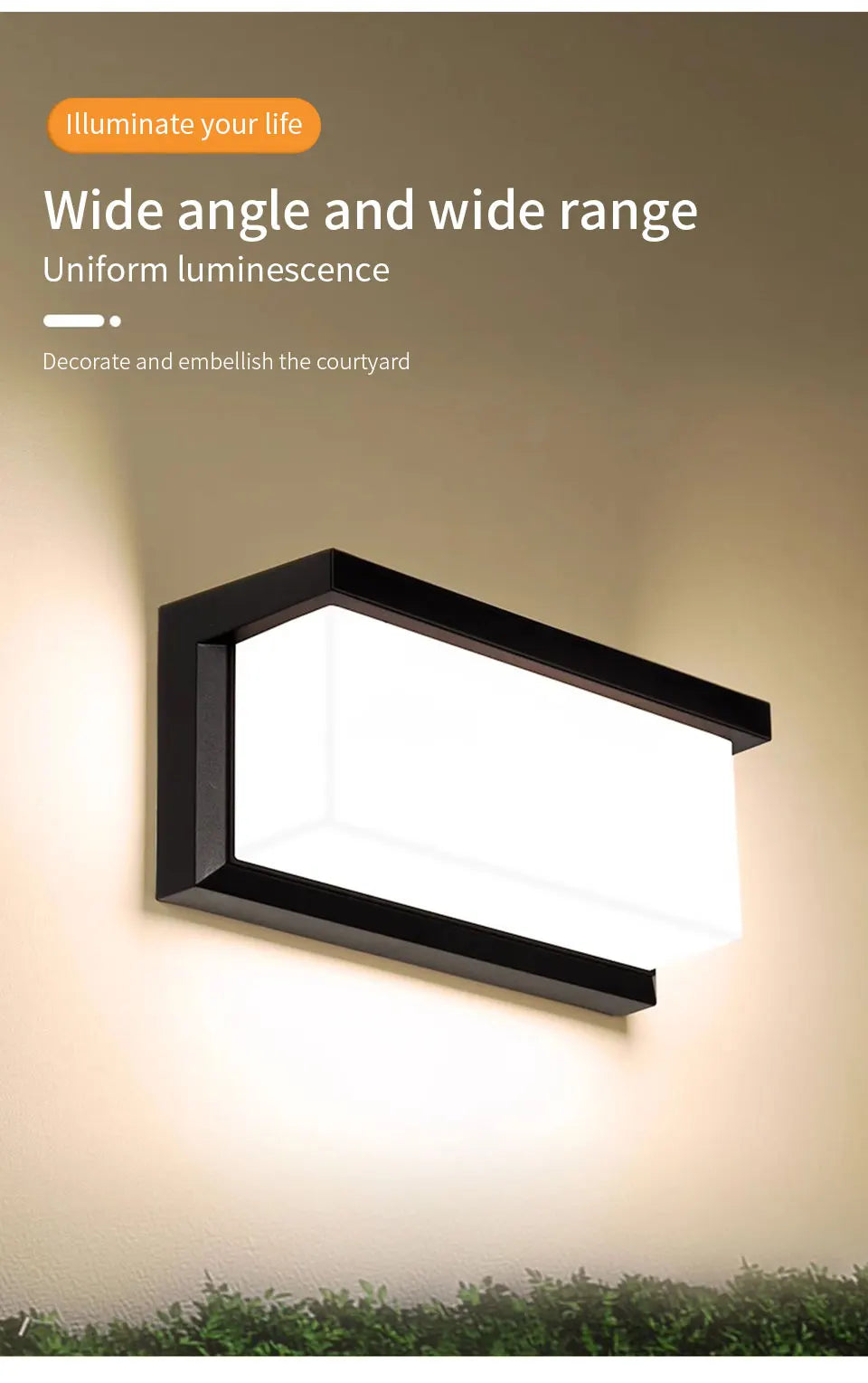 Waterproof LED Outdoor Wall Light with Motion Sensor - Smarsty