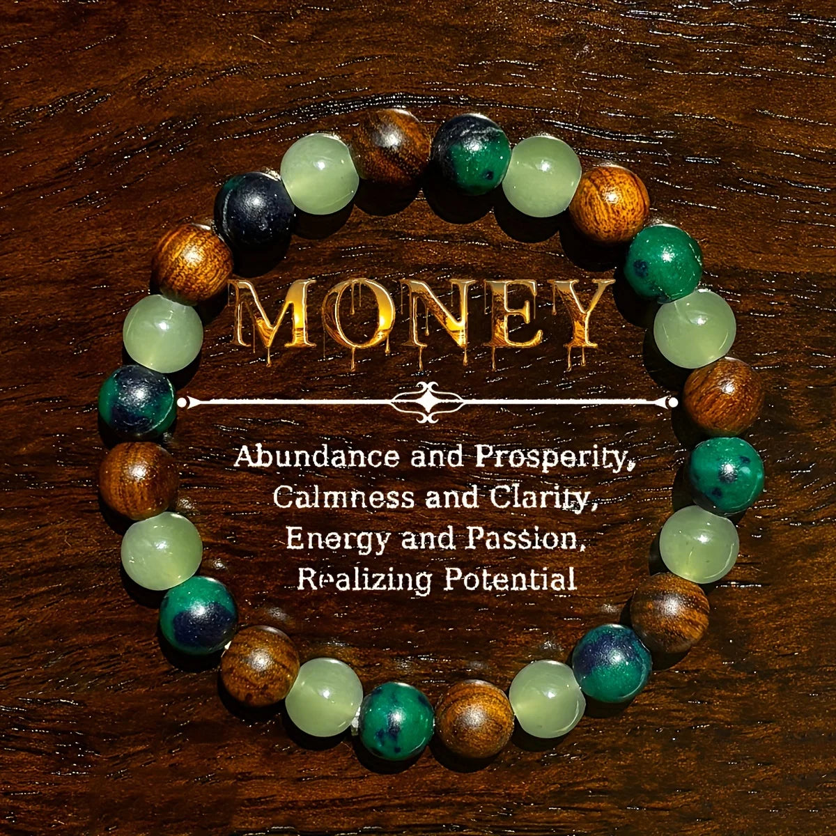 Handmade Wealth and Prosperity Bracelet Natural Stone - Smarsty