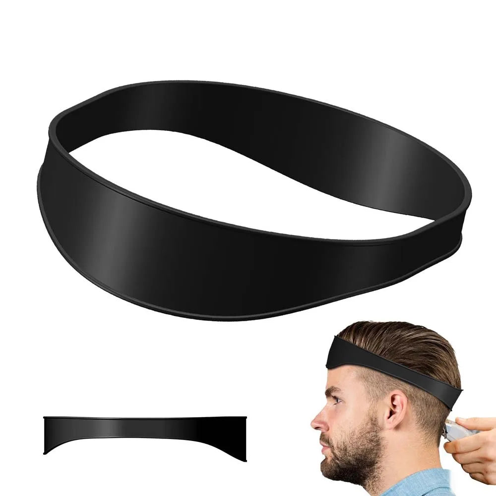 DIY Haircut Guide with Adjustable Silicone Neckline Template - Smarsty