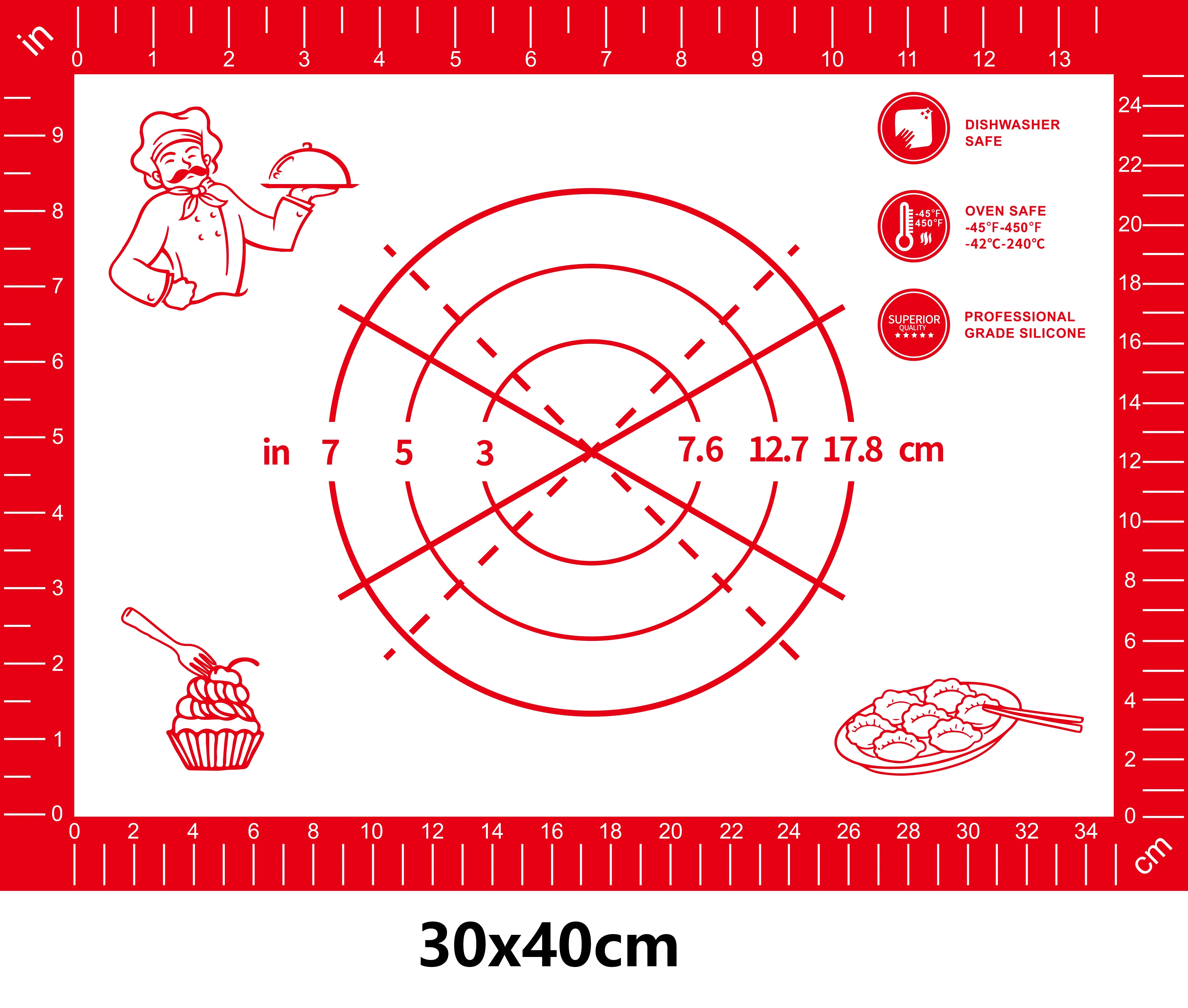 Non-Stick Silicone Baking Mat for Easy Dough Preparation - Smarsty