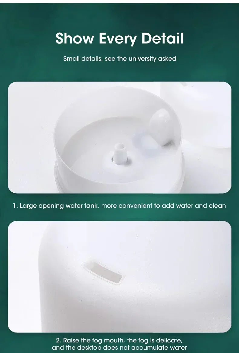 500ml Essential Oil Diffuser with Cool Mist Function - Smarsty