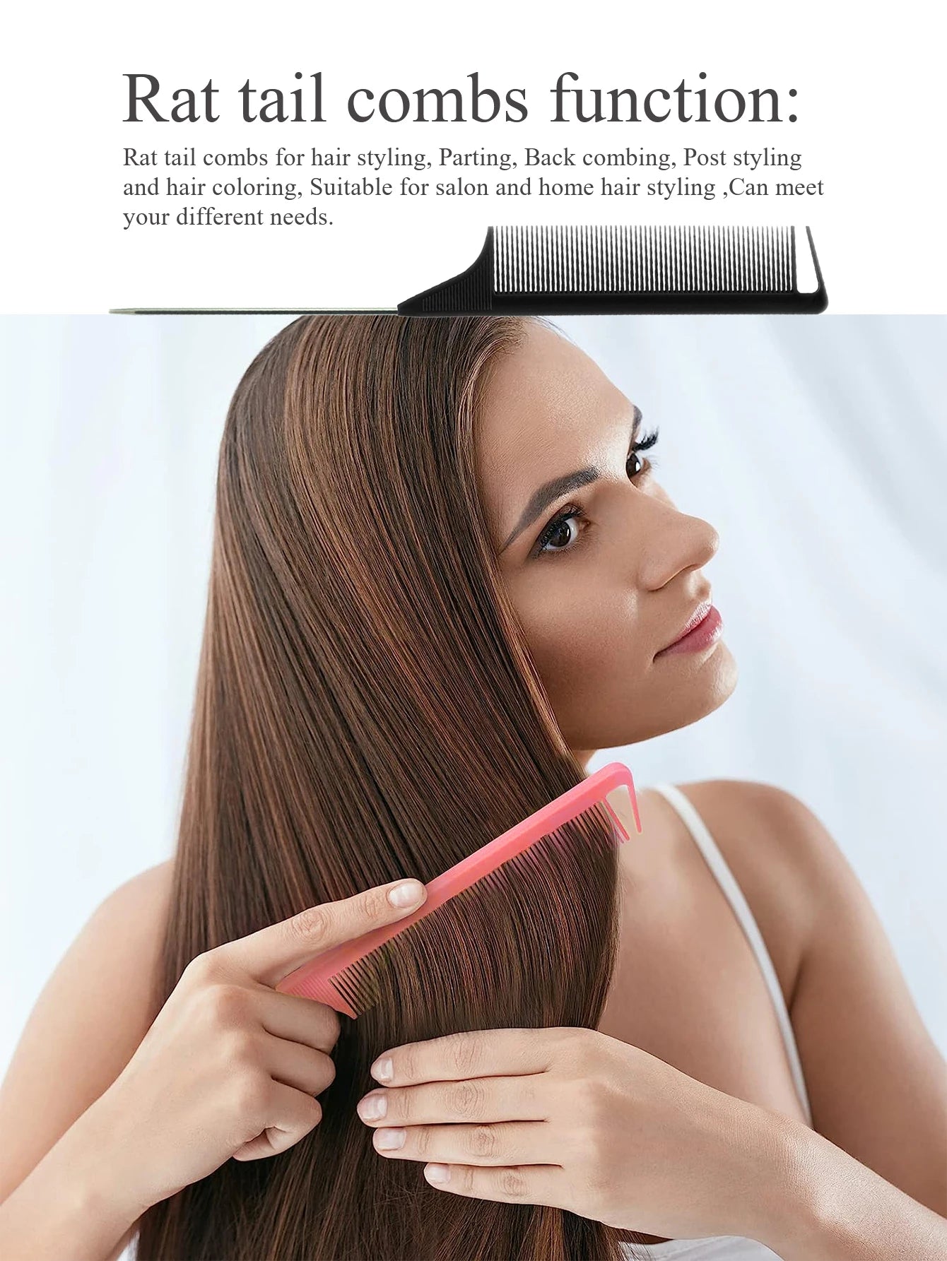 Pro Pointed Tail Comb for Precise Hair Styling - Smarsty
