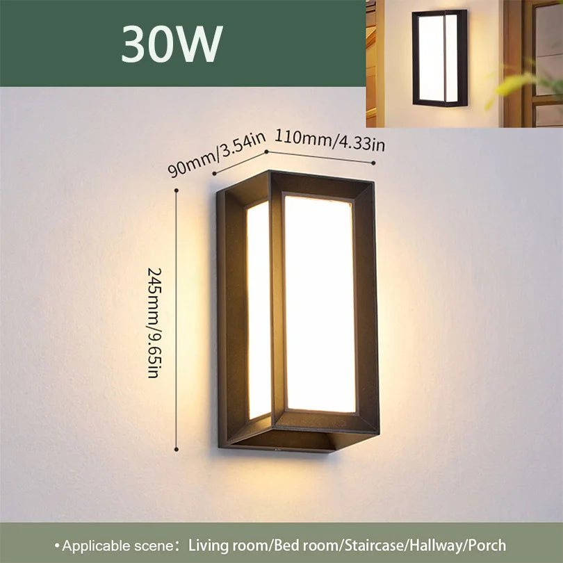 Waterproof LED Outdoor Wall Light with Motion Sensor - Smarsty