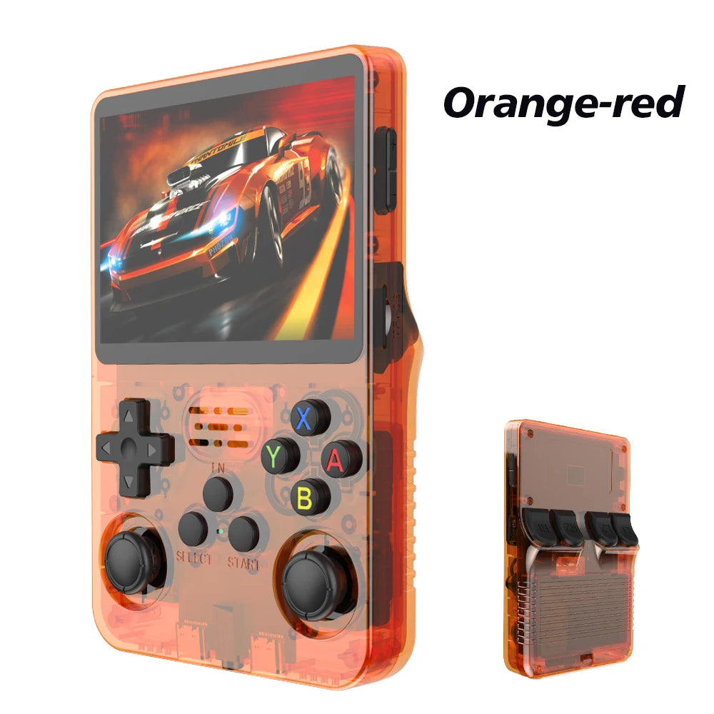 128G R36S Retro Handheld Video Game Console Linux System 3.5 Inch IPS Screen R35s Pro Portable Pocket Video Player 64GB Games - Smarsty