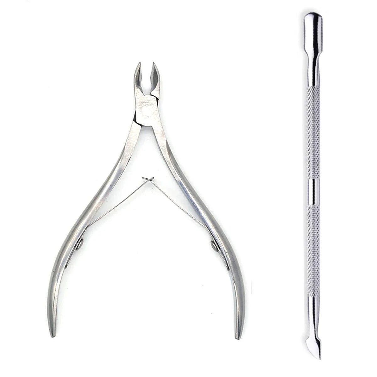 Professional Stainless Steel Nail Care Kit with Cuticle Scissors - Smarsty