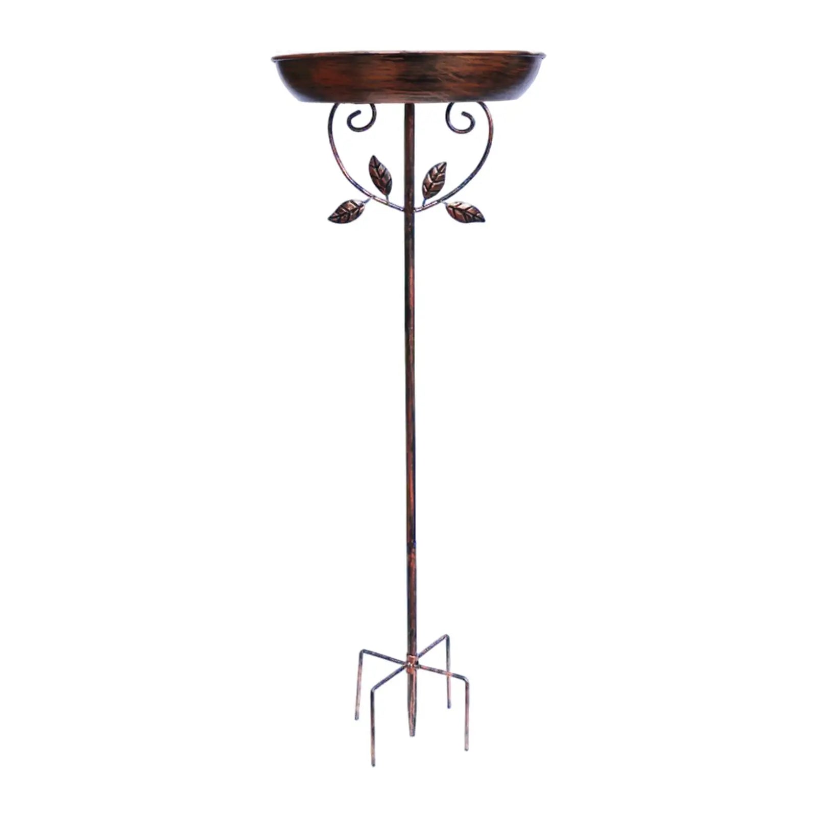 Sturdy Iron Outdoor Bird Bath for Garden Decor - Smarsty