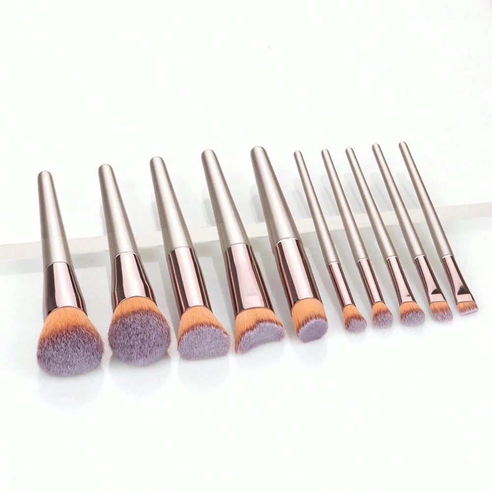 14-Piece Premium Synthetic Makeup Brush Set for Foundation, Powder, Concealers, Eye Shadows, and Blush