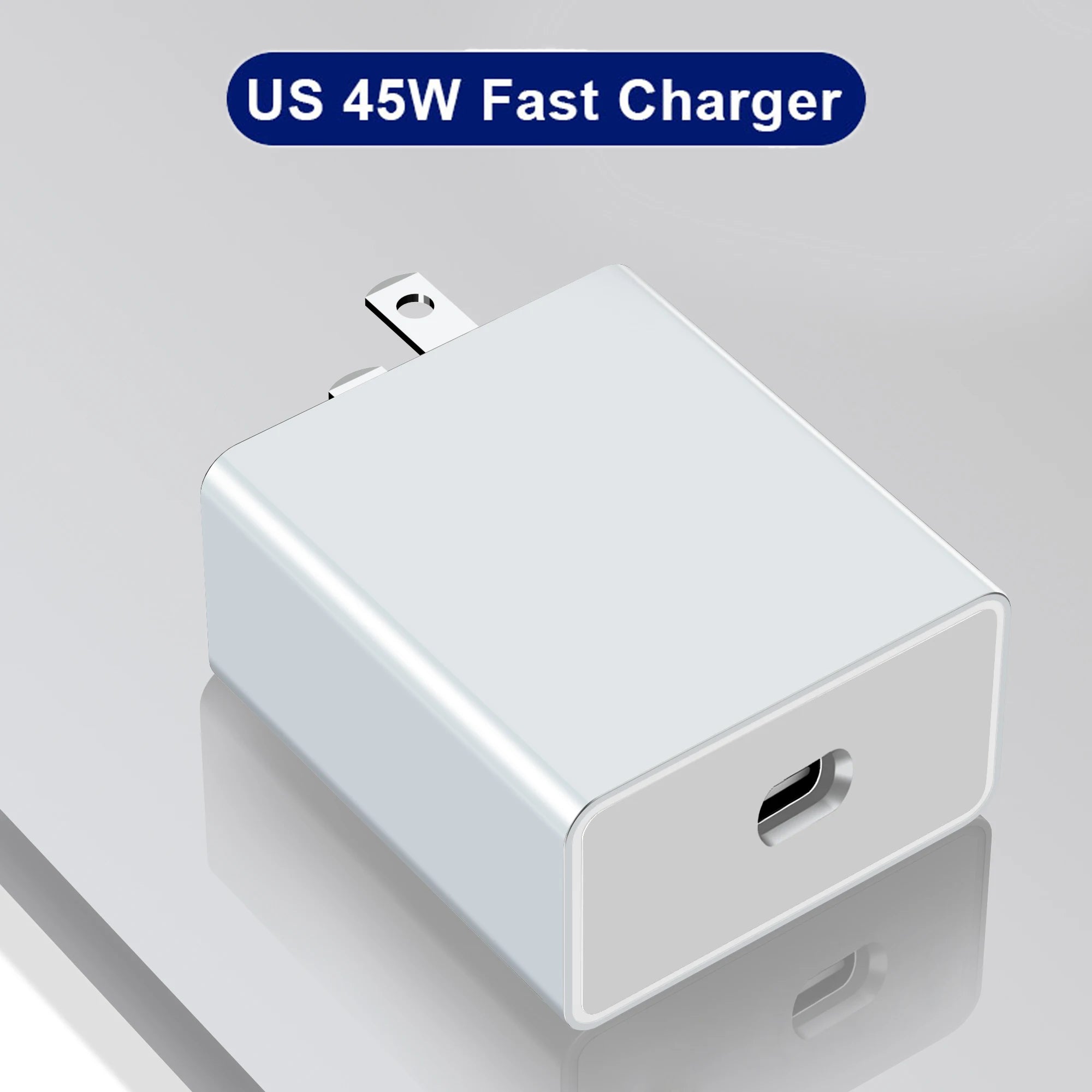 45W USB C PD Charger Fast Charging For Smartphones Portable - Smarsty
