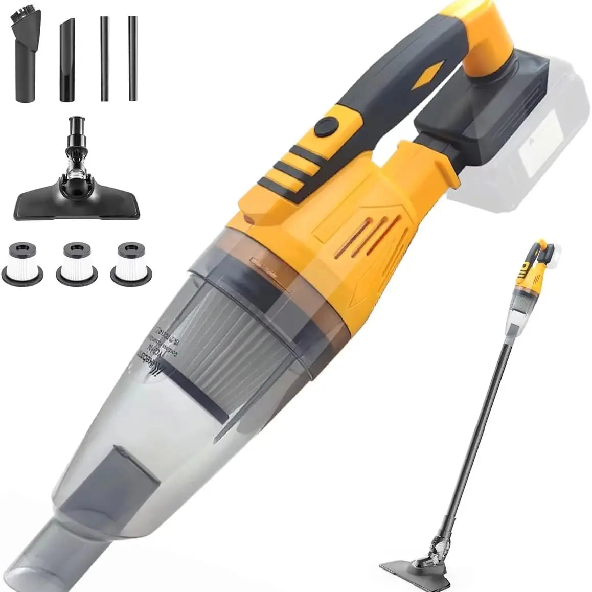 Fit For DeWALT 20V Battery Cordless Vacuum Cleaner 10kPa Handheld Blower 3 in 1 Wireless Mini Vacuum For Home & Car