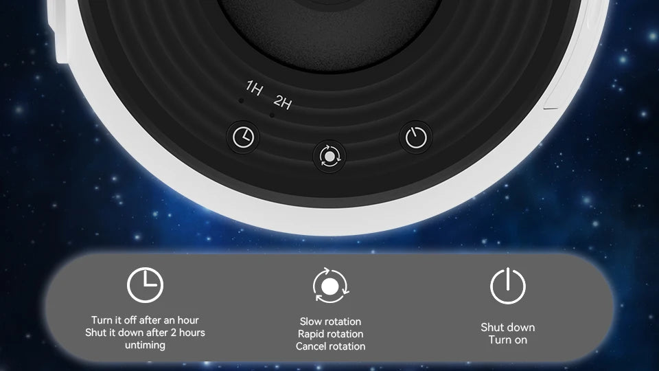 Galaxy Projector Night Light for Kids Bedroom - Smarsty