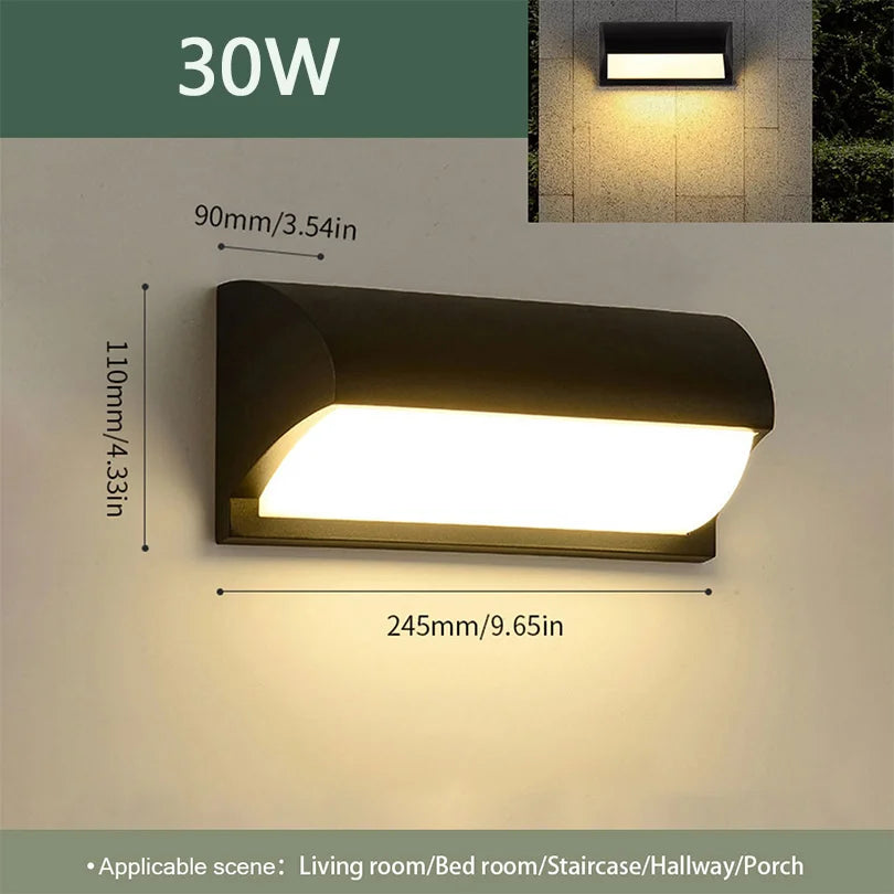 Waterproof LED Outdoor Wall Light with Motion Sensor - Smarsty