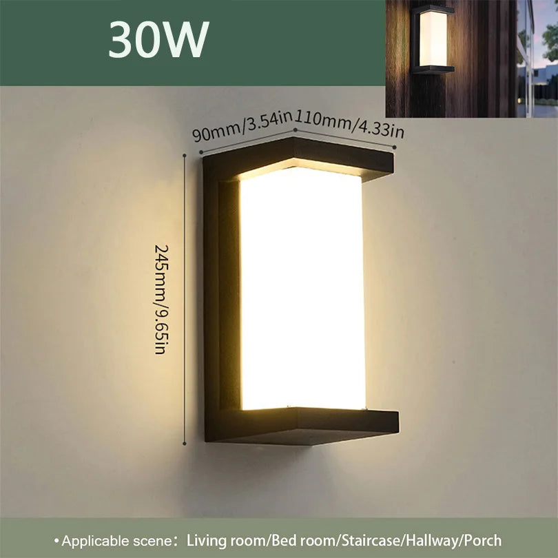 Waterproof LED Outdoor Wall Light with Motion Sensor - Smarsty