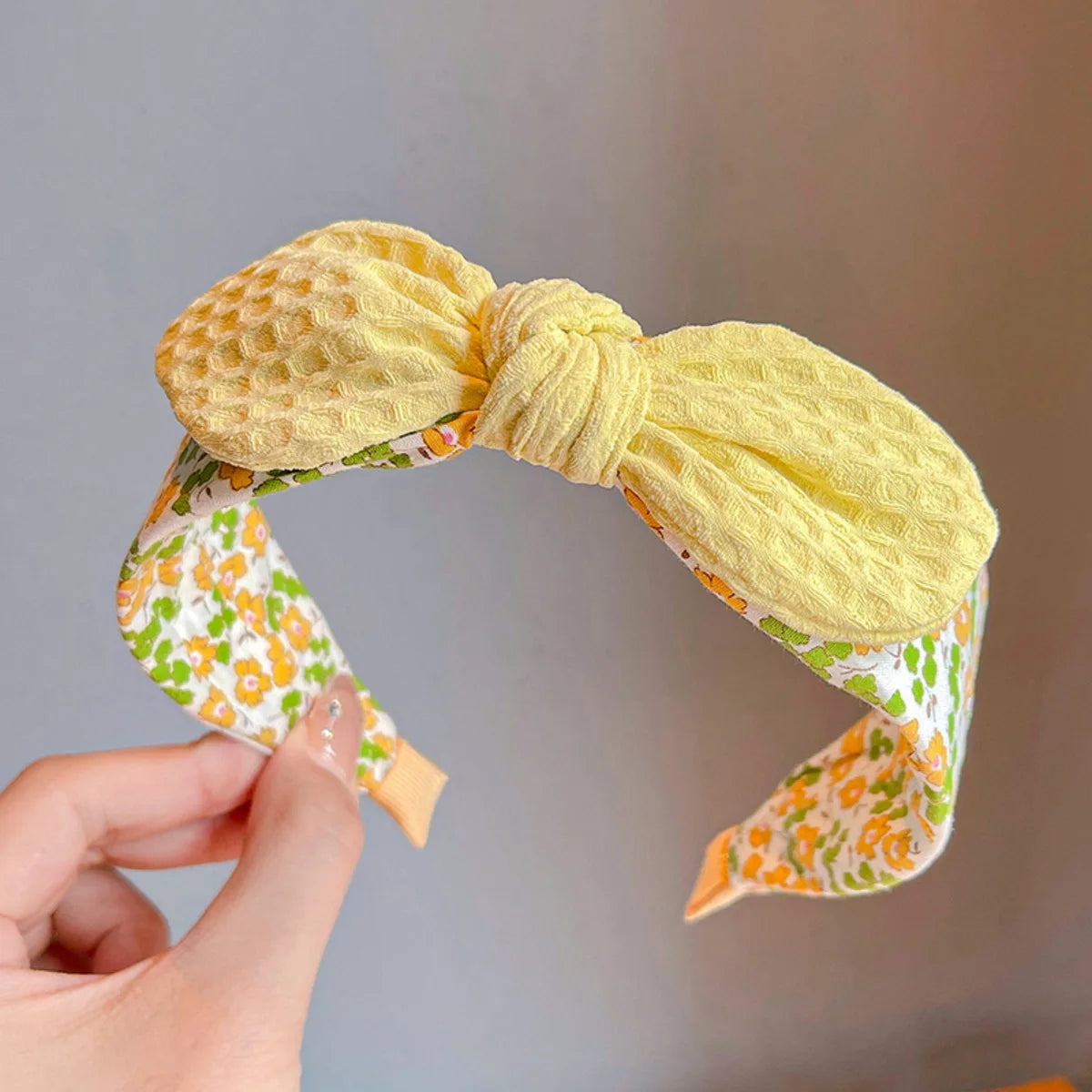 Korean Rabbit Ear Headband Wide Band Cute Comfortable Girls - Smarsty