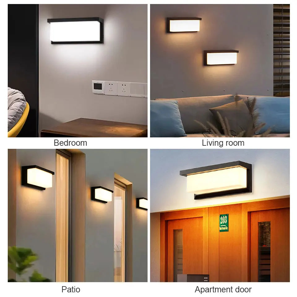 Waterproof LED Outdoor Wall Light with Motion Sensor - Smarsty