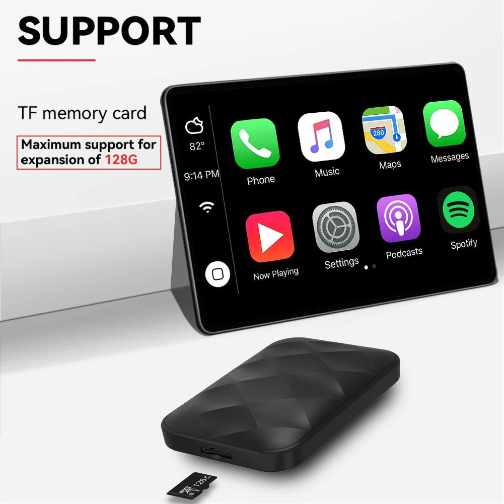 3IN1 Android14 Wireless Carplay Android Auto 2025 NewAdapter Upgrade Plug&Play For Youtube Netflix Dongle Wireless Car AI TV BOX - Smarsty