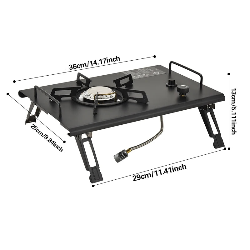 Pandatour Outdoor IGT Camping Stove Durable Copper Head Easy Equiped One-Touch One lick Ignite Table Stove Tourism Cooker Stove