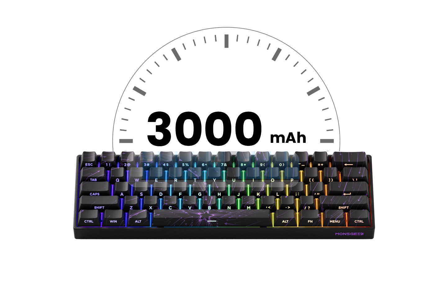 Mechanical Keyboard 60 Percent With Magnetic Switch ARGB