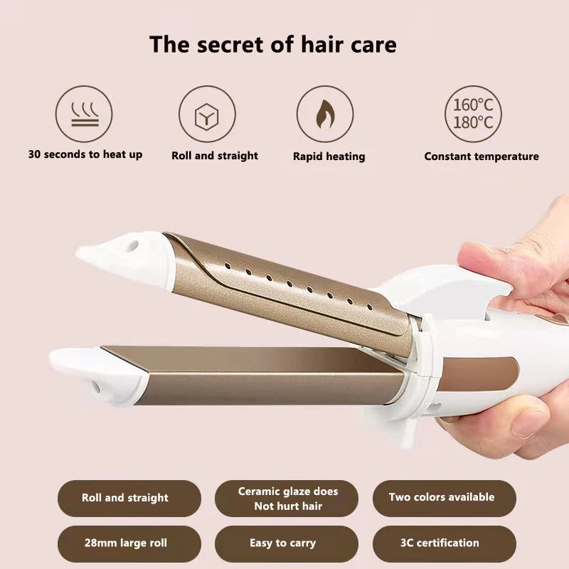 Professional Temperature Setting Electric Hair Curler Wand - Smarsty