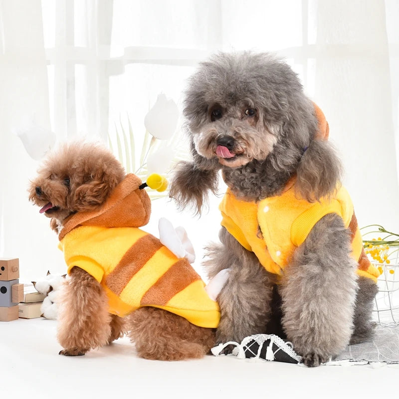 Yellow Bee Big Dog Jacket for Winter Comfort - Smarsty
