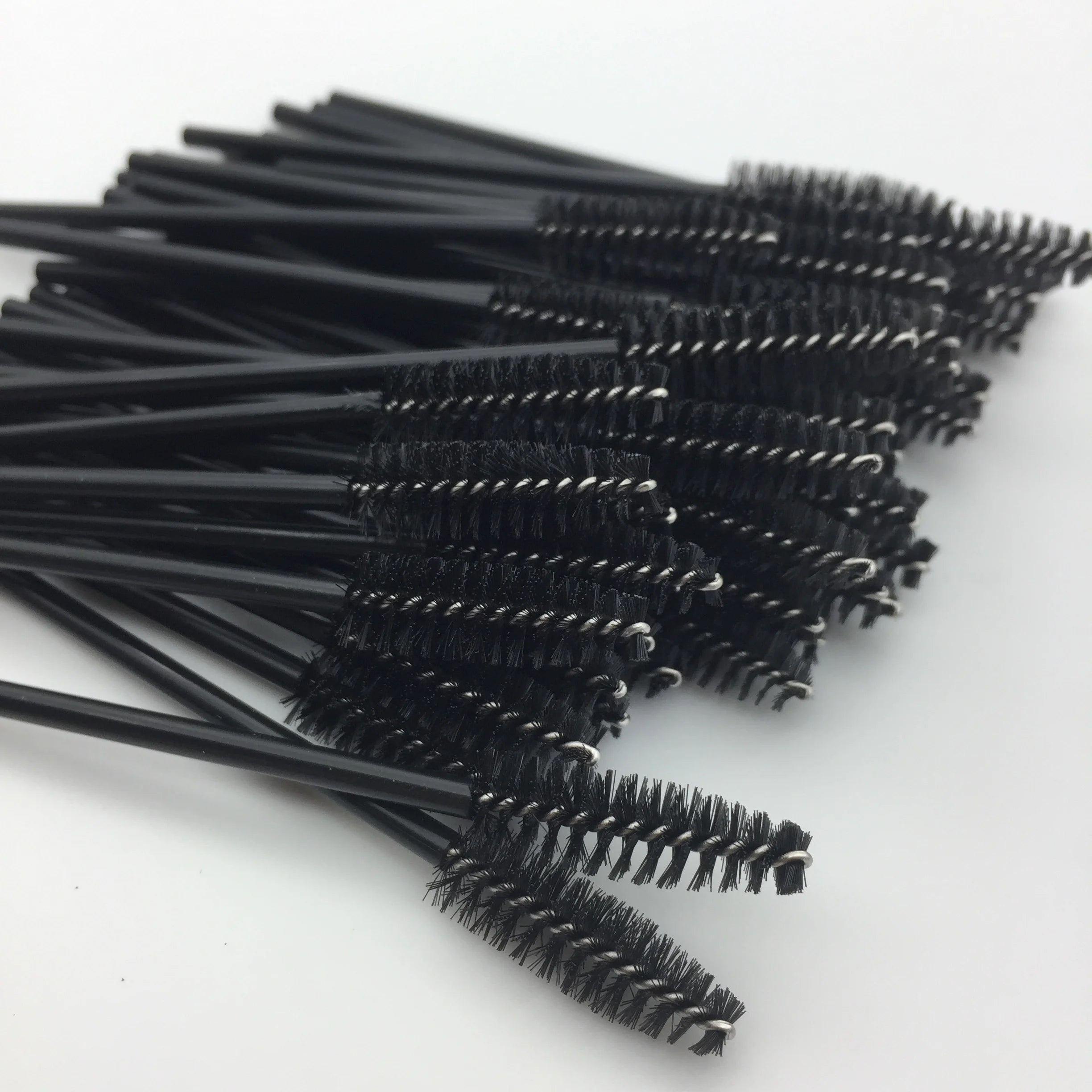 5/25/50 PCS Makeup Brushes Pink Crystal Eyelashes Brush Reusable Fake Lashes Extension Supplies False Eyelash Make up Tool Hot - Smarsty