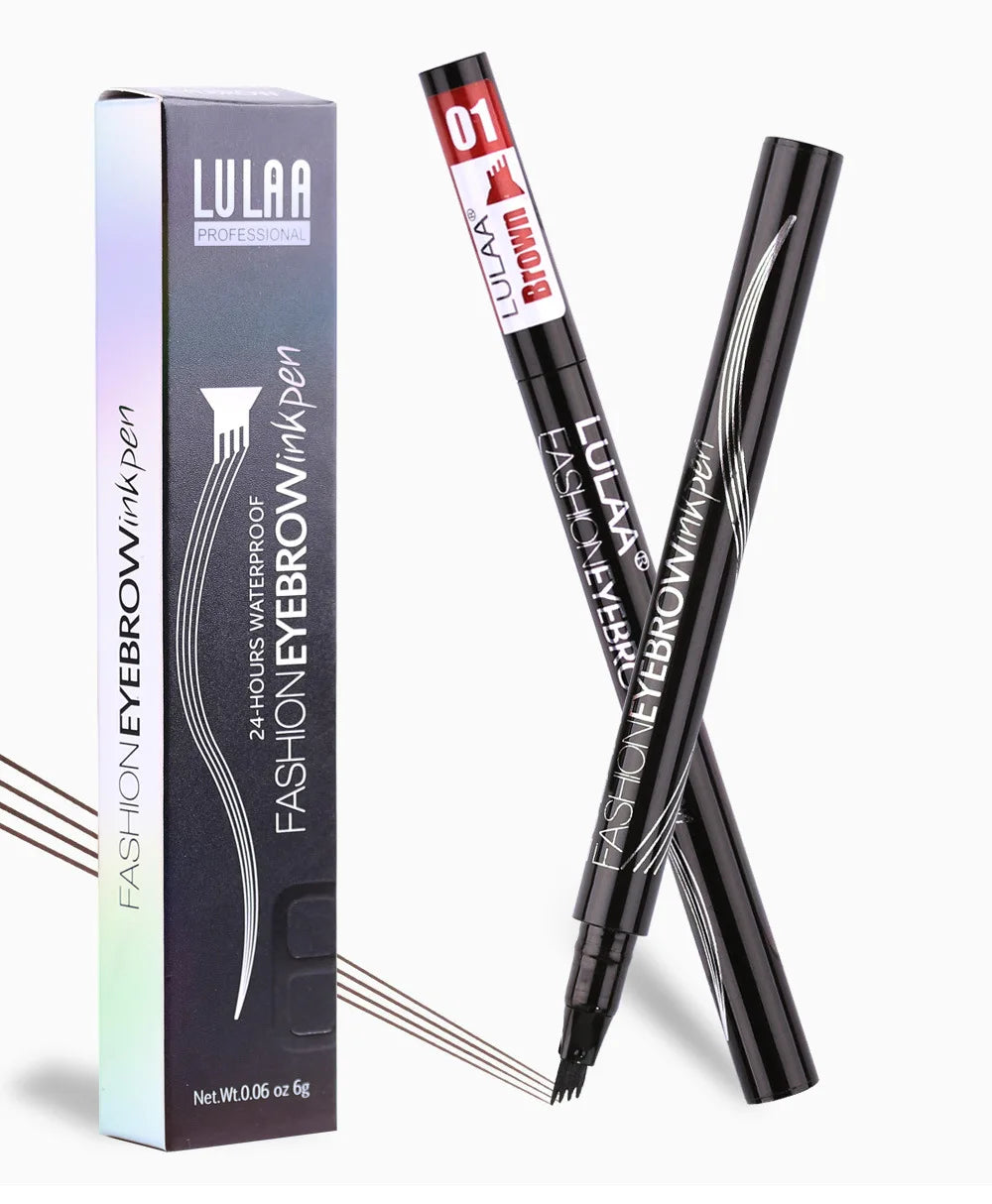 4D Microblading Eyebrow Pen Long Lasting Waterproof Formula - Smarsty