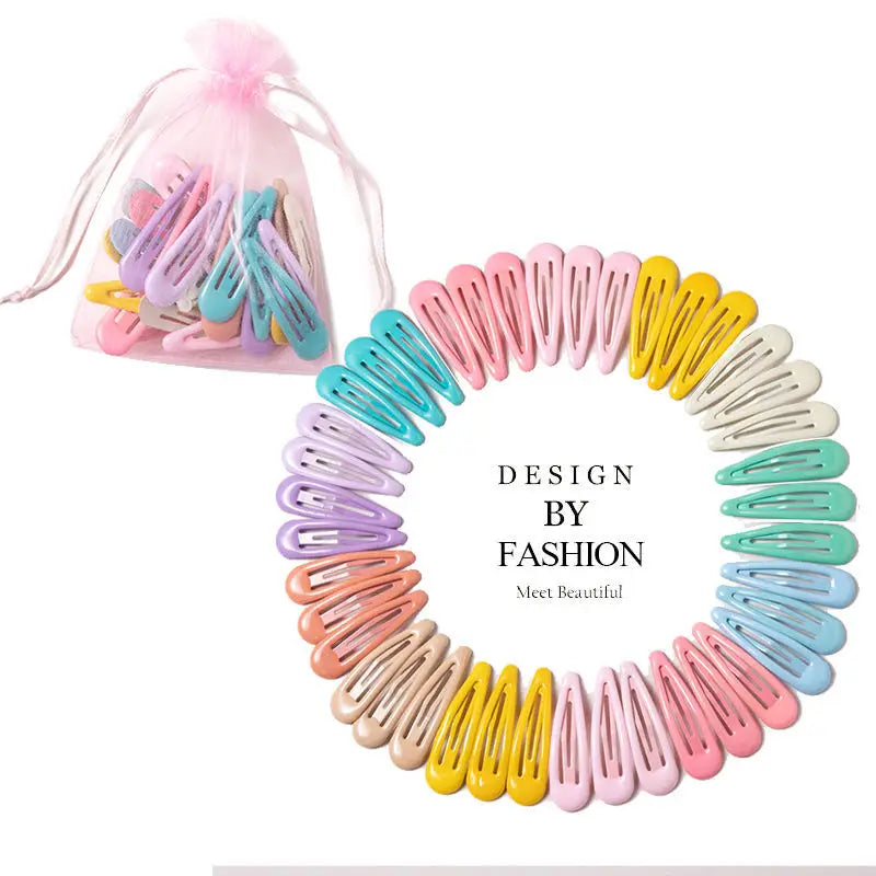 Colorful Waterdrop Shape Hairpins for Girls - Smarsty