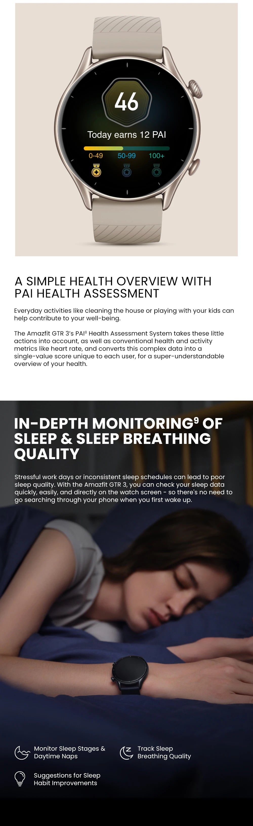 Amazfit GTR 3 Smartwatch with Built-in Alexa and GPS - Smarsty
